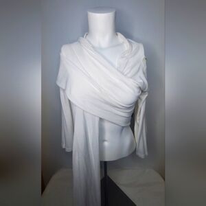 Just Cavalli White Pull Over- Cotton Fabric